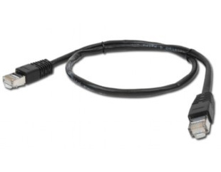 Cable CAT6 UTP moldeado 1m Negro